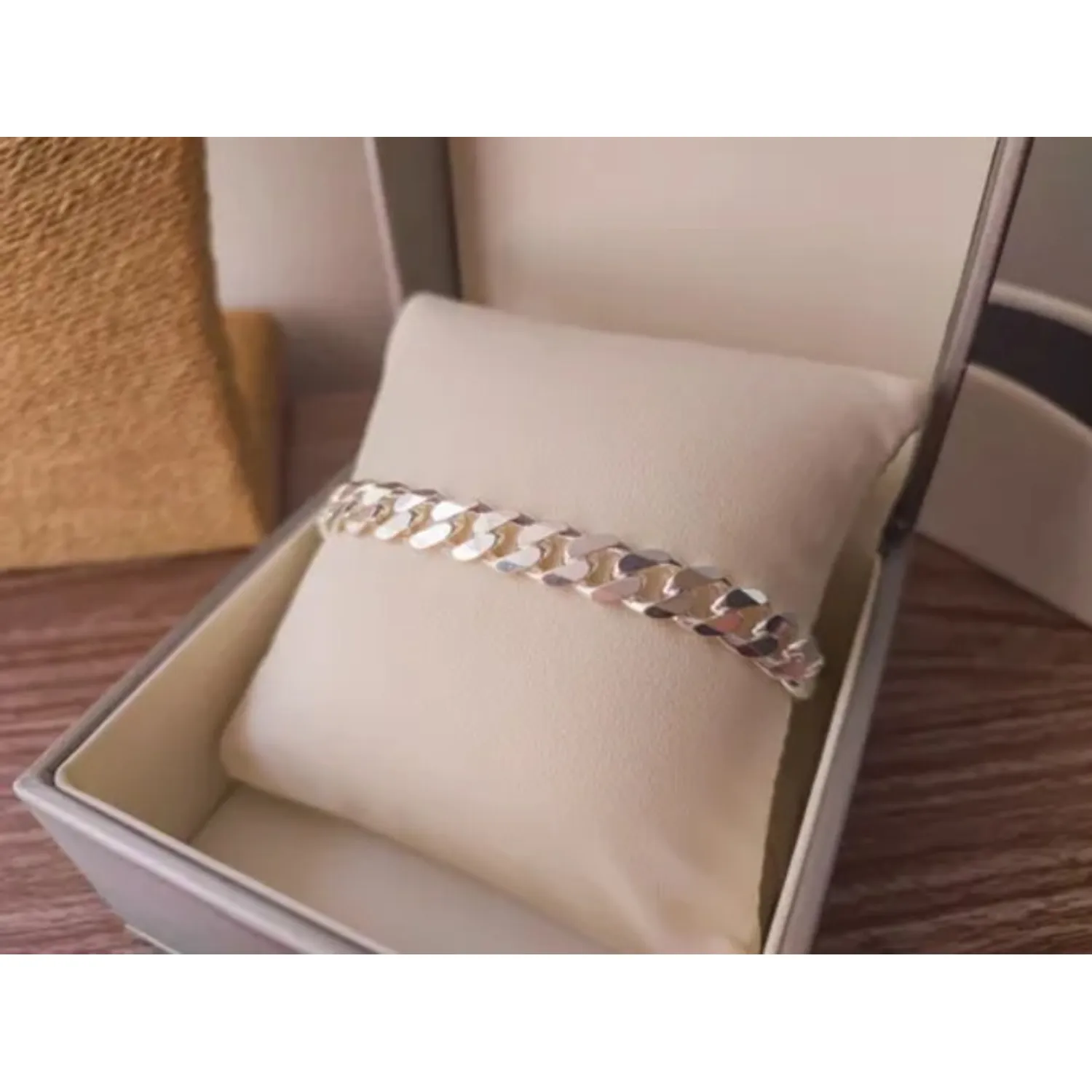 Pulsera Grumet Gruesa de Plata Italiana 925 para Hombre